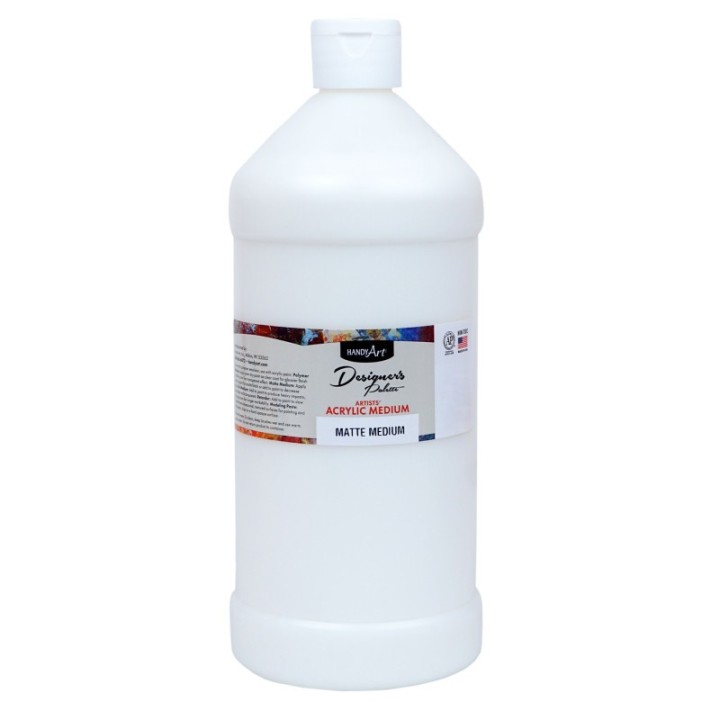 Handy Art® Designer's Palette Artists' Acrylic Medium, Matte, 32 oz