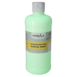 Handy Art® Glow-in-the-Dark Acrylic Paint 16 oz., Clear Glow