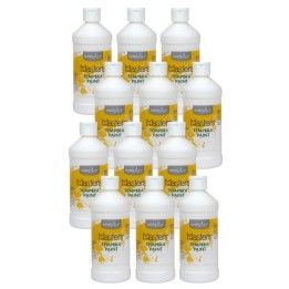 Handy Art® Little Masters® Tempera Paint, White, 16 oz., Pack of 12