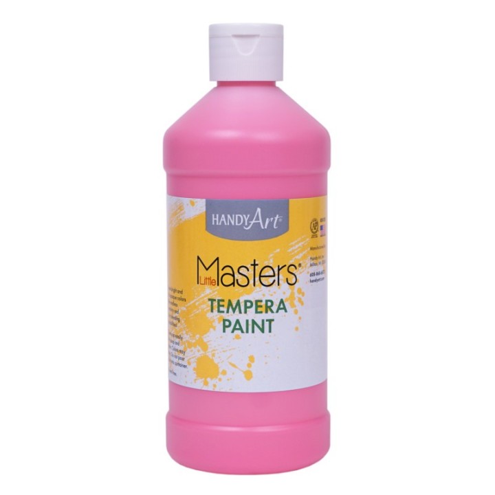 Handy Art® Little Masters® Tempera Paint, Pink, 16 oz.