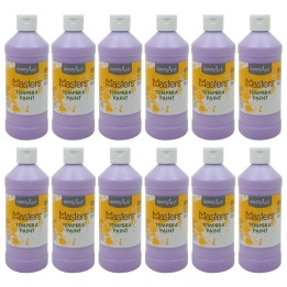 Handy Art® Little Masters® Tempera Paint 16 oz., Light Purple, Pack of 12