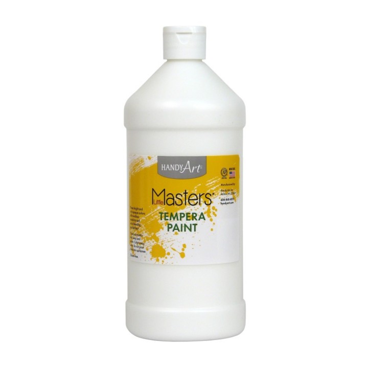 Handy Art® Little Masters® Tempera Paint, White, 32 oz.