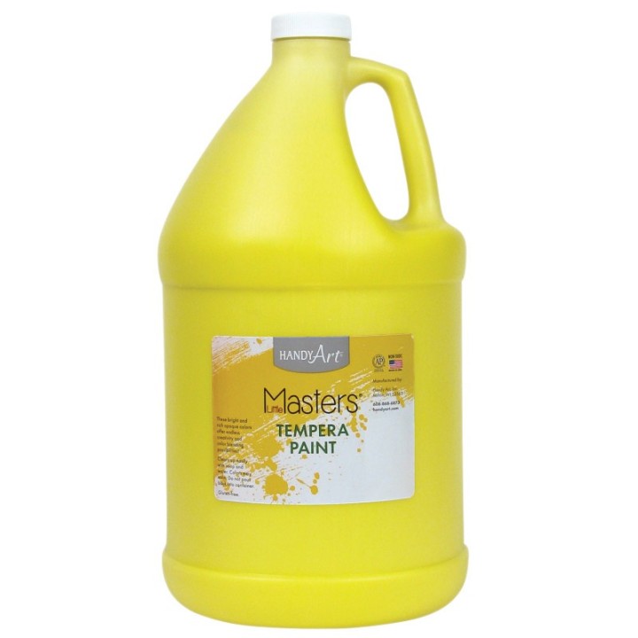 Handy Art® Little Masters® Tempera Paint, Yellow, Gallon