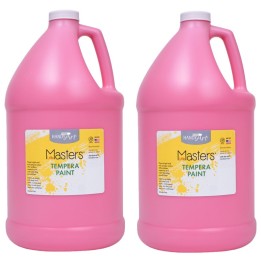 Handy Art® Little Masters® Tempera Paint, Pink, Gallon, Pack of 2