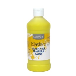Handy Art® Little Masters® Washable Tempera Paint, Yellow, 16 oz.