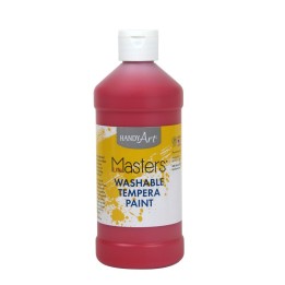 Handy Art® Little Masters® Washable Tempera Paint, Red, 16 oz.