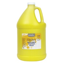 Handy Art® Little Masters® Washable Tempera Paint, Yellow, Gallon