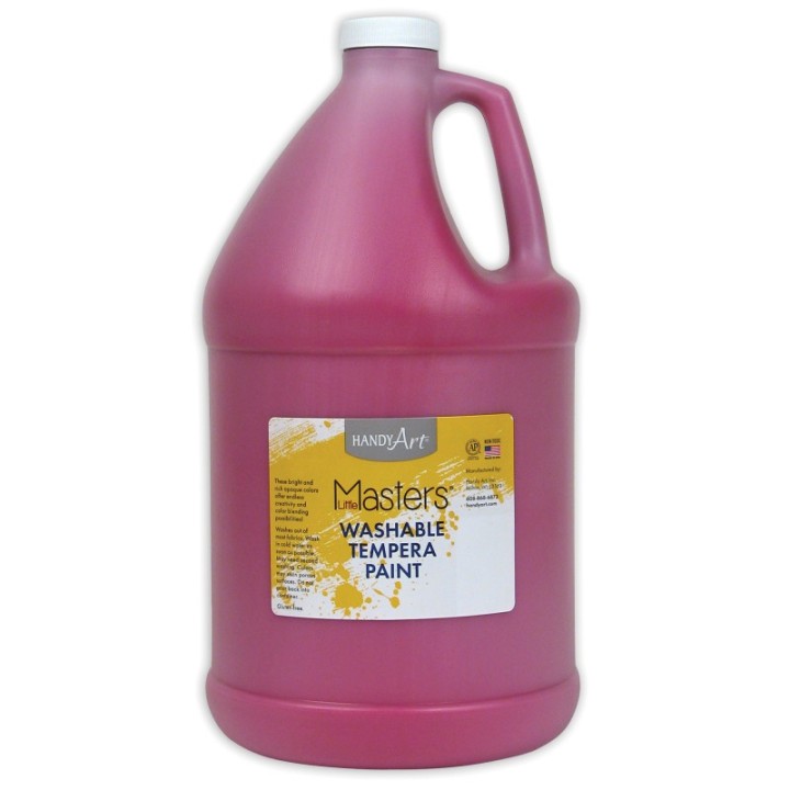 Handy Art® Little Masters® Washable Tempera Paint, Magenta, Gallon