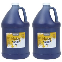 Handy Art® Little Masters® Washable Tempera Paint, Violet, Gallon, Pack of 2