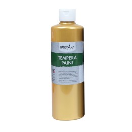 Handy Art® Metallic Tempera Paint, 16 oz., Gold