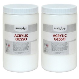 Handy Art® Acrylic Gesso, 32 oz., Pack of 2