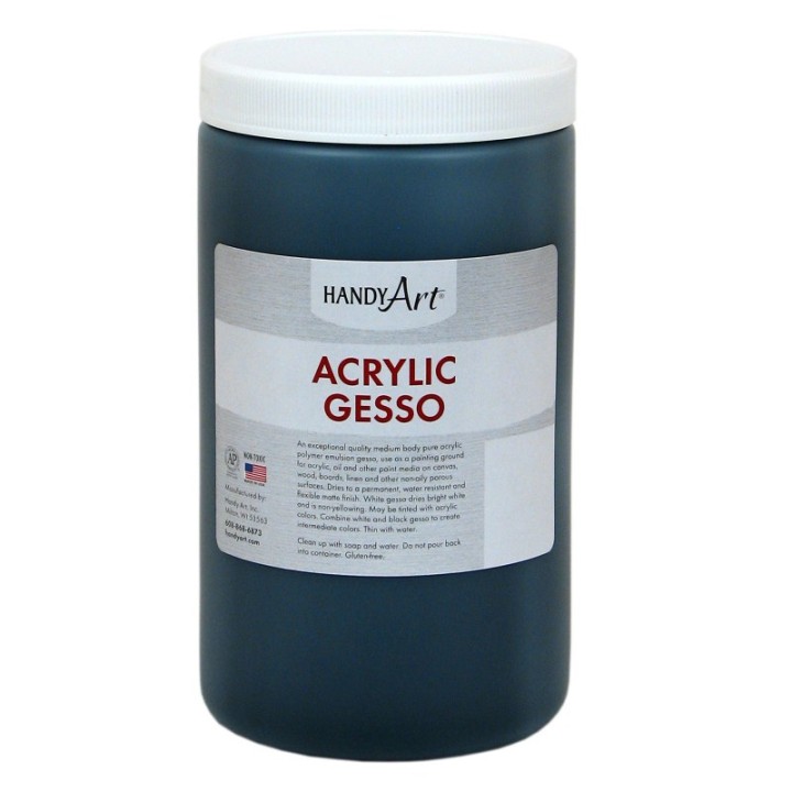 Handy Art® Acrylic Gesso, Black, 32 oz.