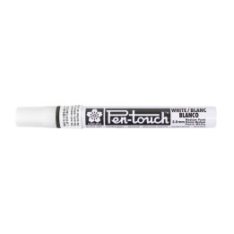 Sakura Pen-Touch Markers, 2.0mm Medium, White