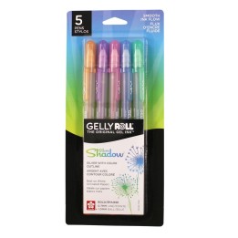 Sakura Gelly Roll Gel Ink Pens, Silver Shadow, Pack of 5