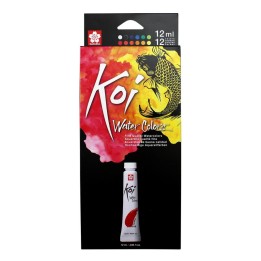 Sakura Koi Watercolor Tube Set, 12mL, 12 Colors