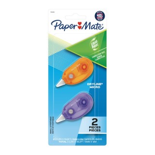 Paper Mate® Liquid Paper DryLine Micro Correction Tape, Assorted Colors, 2 Count