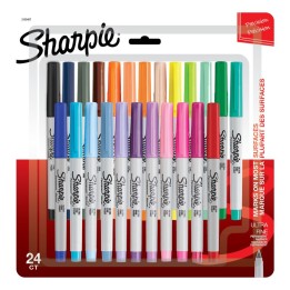 Sharpie® Ultra Fine Point Marker Sets, Assorted, 24 Count