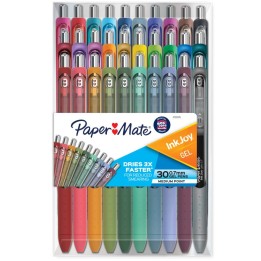 Paper Mate® InkJoy Gel Pens, Assorted Colors, Medium Point (0.7mm), 30 Count