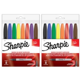 Sharpie® Fine Point Permanent Markers, 8 Per Set, 2 Sets