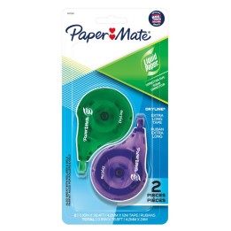 Paper Mate® Liquid Paper DryLine, Extra Long Tape, Assorted Colors, 2 Count