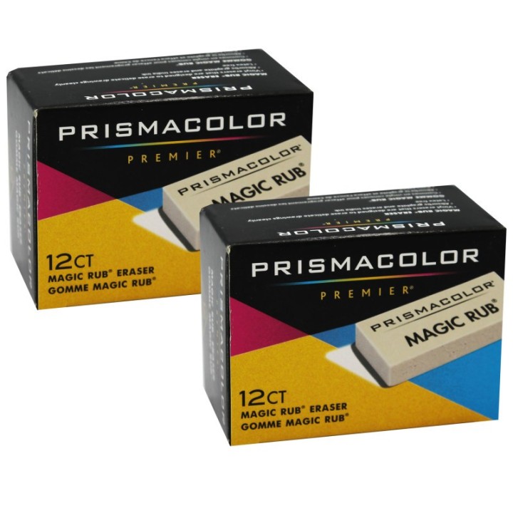 Prismacolor® Premier® Magic Rub® Eraser, 12 Per Pack, 2 Packs