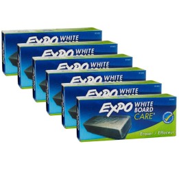 EXPO® White Board Eraser, Pack of 6