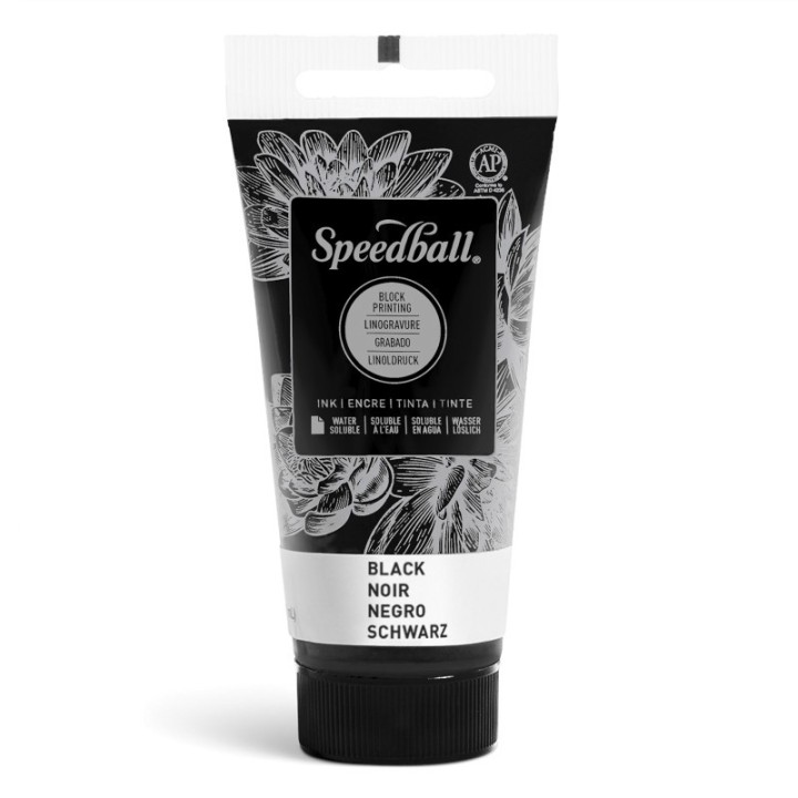 Speedball® Water-Soluble Block Printing Ink, 1.25 oz, Black