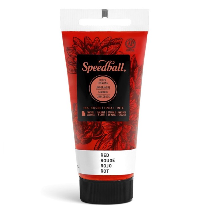 Speedball® Water-Soluble Block Printing Ink, 1.25 oz, Red
