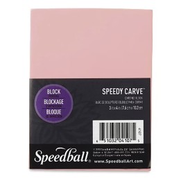 Speedball® Speedy Carve™ Block, 3x4 in, Pink