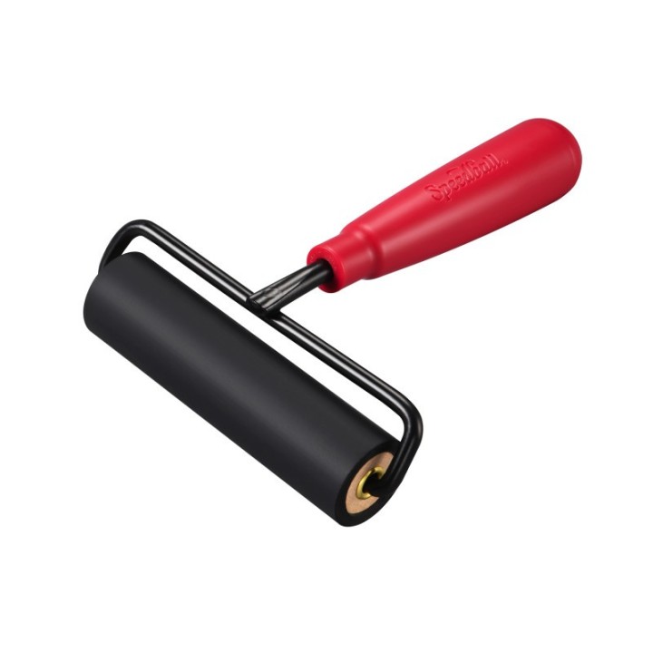Speedball® Deluxe Brayer, Hard Rubber, 4 in