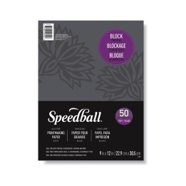Speedball® Printmasters™ Printmaking Paper, 70 lb, 104 gsm, 9x12 in, White, 50 Sheets