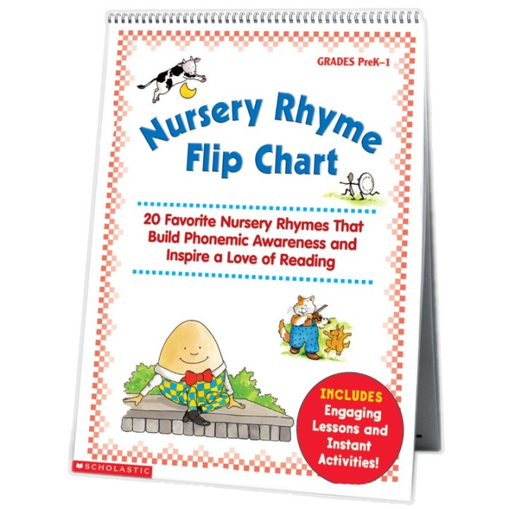 Scholastic Teaching Solutions Nursery Rhyme Flip Chart, Grades PK-1