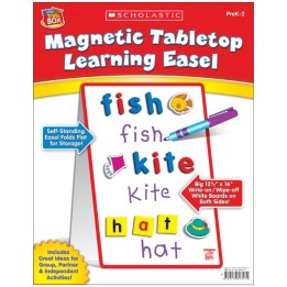 Scholastic Teaching Solutions Little Red Tool Box Magnetic Tabletop Learning Easel
