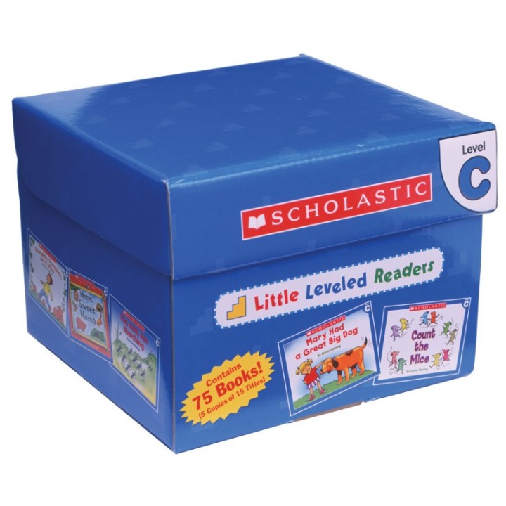 Scholastic Teaching Solutions Little Leveled Readers Book: Level C Box Set, 5 Copies of 15 Titles