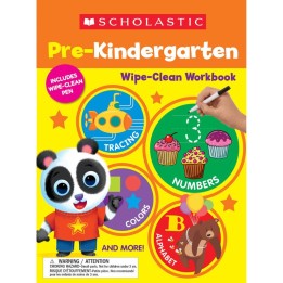 Scholastic Teaching Solutions Pre-K Wipe Clean Workbook