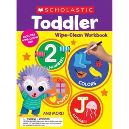 Scholastic Teaching Solutions Toddler Wipe Clean Workbook
