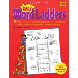 Scholastic Teaching Solutions Daily Word Ladders, Grades K-1, 8-3/8" Width, 10-7/8" Length