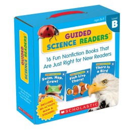 Scholastic Teaching Solutions Guided Science Reader, Levels B, Parent Pack, Pack of 16 Books