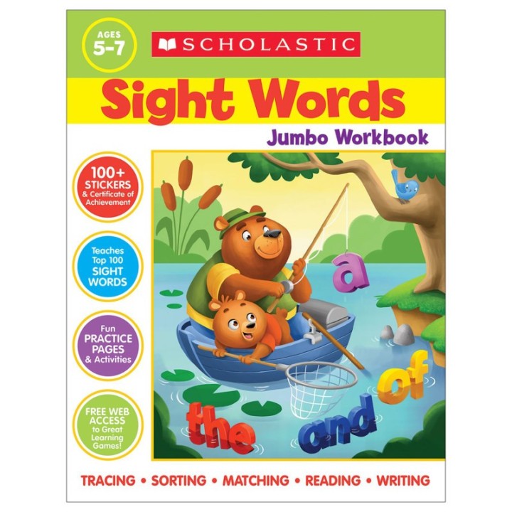 Scholastic Teaching Solutions Scholastic Sight Words Jumbo Workbook