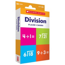 Scholastic Teaching Solutions Flash Cards: Division