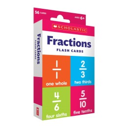 Scholastic Teaching Solutions Flash Cards: Fractions
