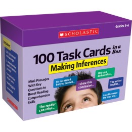 Scholastic Teaching Solutions 100 Task Cards in a Box: Making Inferences
