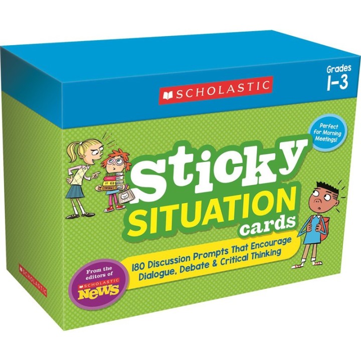 Scholastic Teaching Solutions News Sticky Situation Cards: Grades 1-3