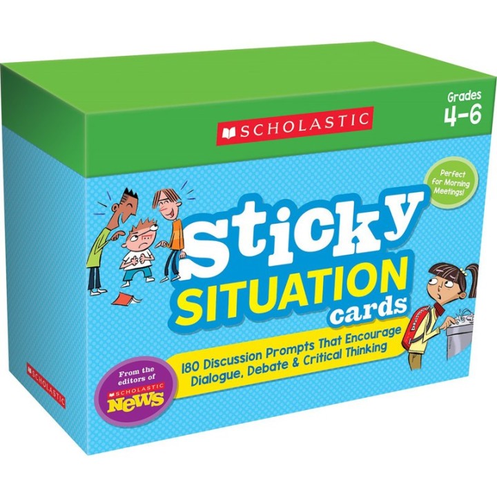 Scholastic Teaching Solutions News Sticky Situation Cards: Grades 4-6