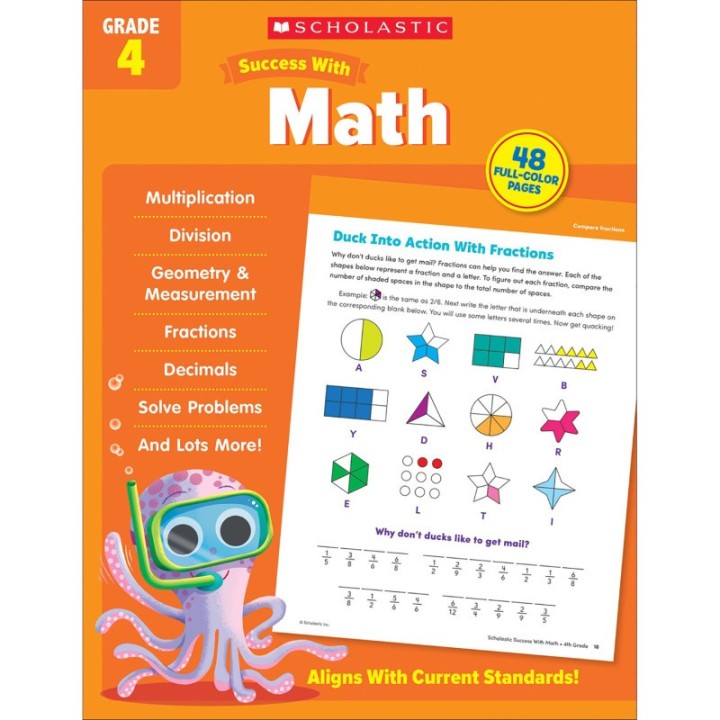 Scholastic Teaching Solutions Success With Math: Grade 4