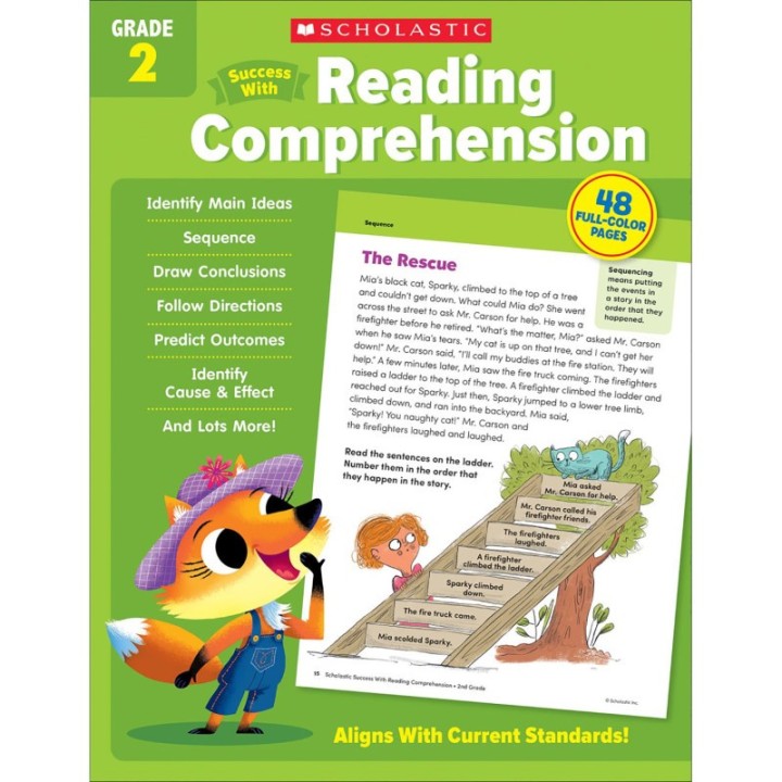 Scholastic Teaching Solutions Success With Reading Comprehension: Grade 2