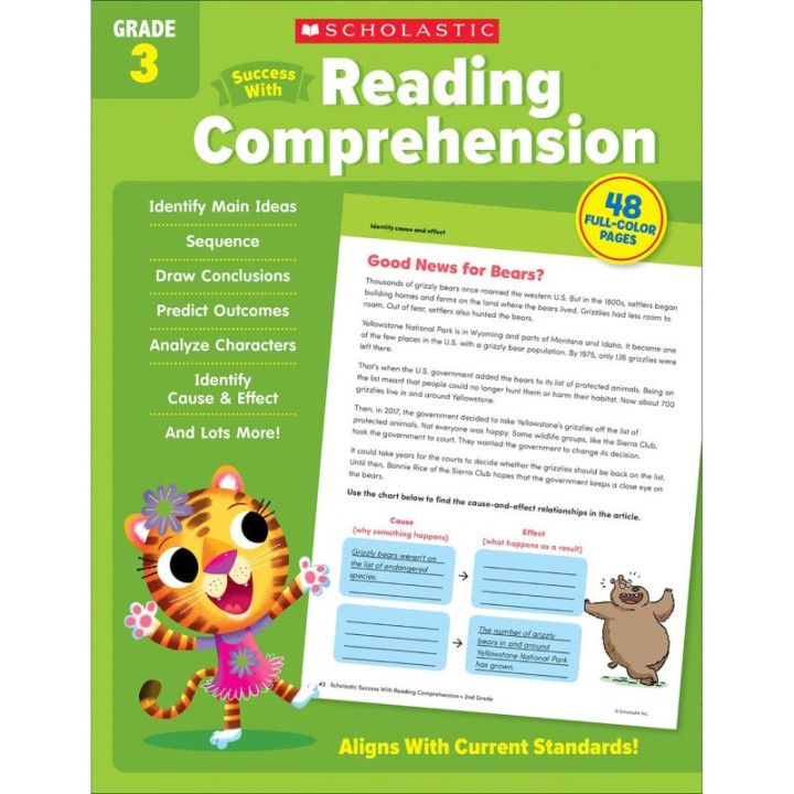 Scholastic Teaching Solutions Success With Reading Comprehension: Grade 3