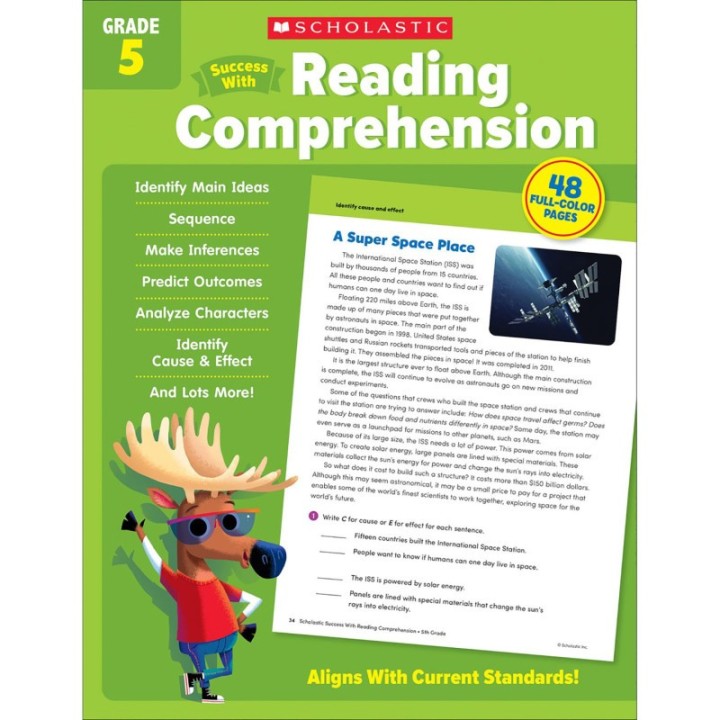Scholastic Teaching Solutions Success With Reading Comprehension: Grade 5
