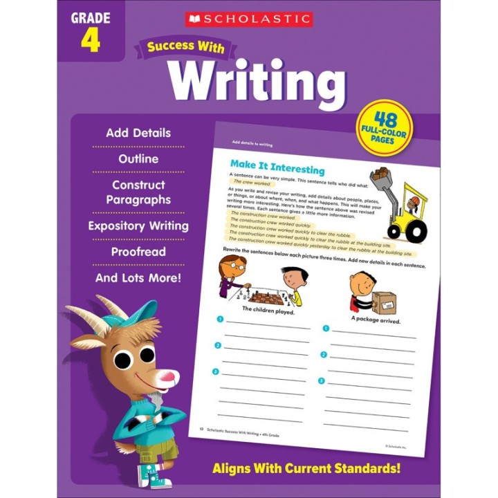 Scholastic Teaching Solutions Success With Writing: Grade 4