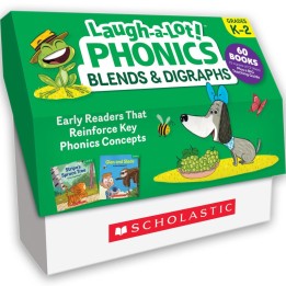 Scholastic Teaching Solutions Laugh-A-Lot Phonics: Blends & Digraphs (Classroom Set)